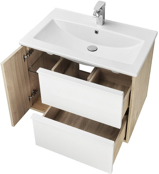 Тумба с раковиной Aquaton Бостон 75 1A2526K1BN010